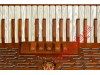 Paolo Soprani Folk 34 key 96 bass 3 voice wood accordion.  Midi expansion available.